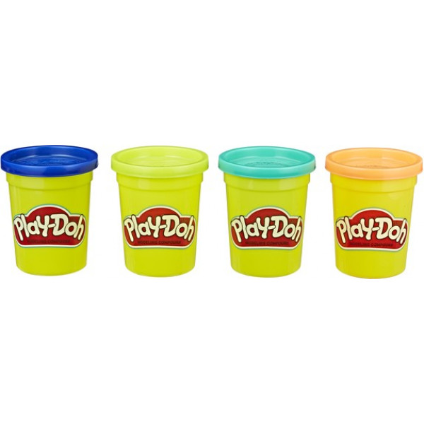 Фото - Матеріали Hasbro Play-Doh 4 баночки WILD (B5517_E4867)