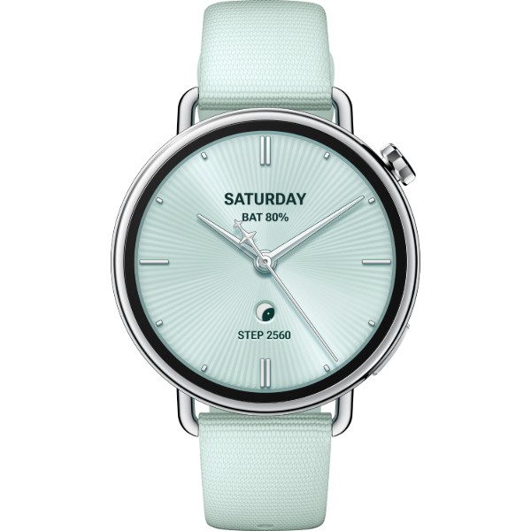Фото - Смарт-часы Xiaomi Watch S4 41mm Fluororubber Strap Mint Green