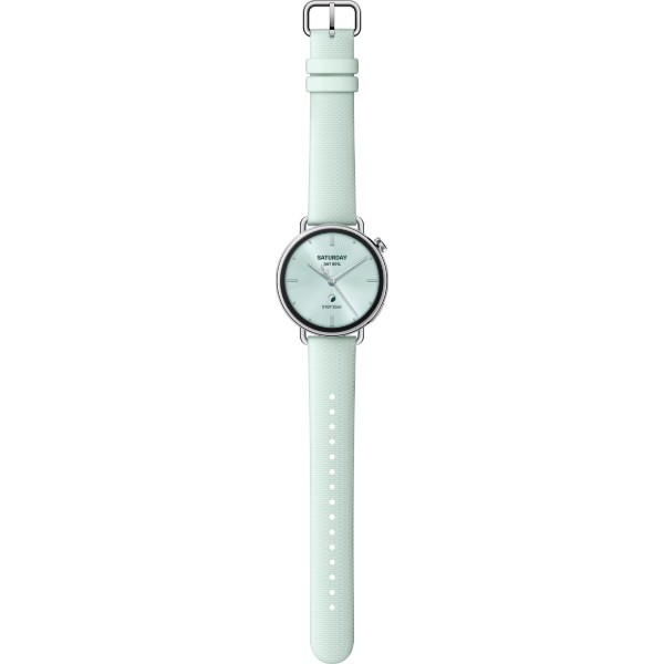 Фото - Смарт-часы Xiaomi Watch S4 41mm Fluororubber Strap Mint Green