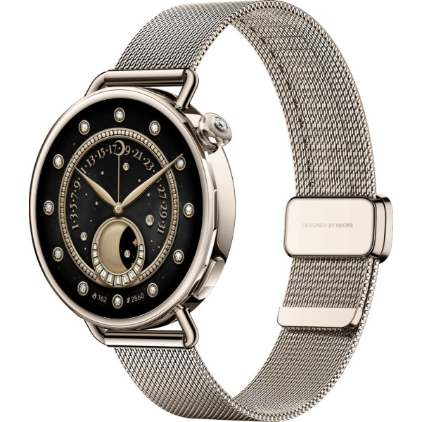 Фото - Смарт-часы Xiaomi Watch S4 41mm Milanese Strap Sunset Gold