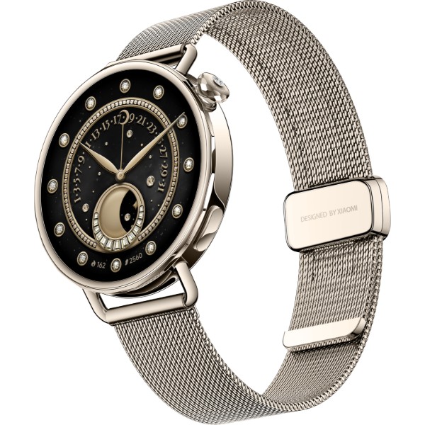 Фото - Смарт-часы Xiaomi Watch S4 41mm Milanese Strap Sunset Gold