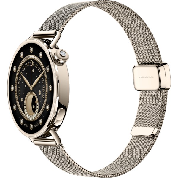 Фото - Смарт-часы Xiaomi Watch S4 41mm Milanese Strap Sunset Gold