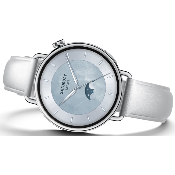 Фото - Смарт-годинник Xiaomi Watch S4 41mm Leather Strap White