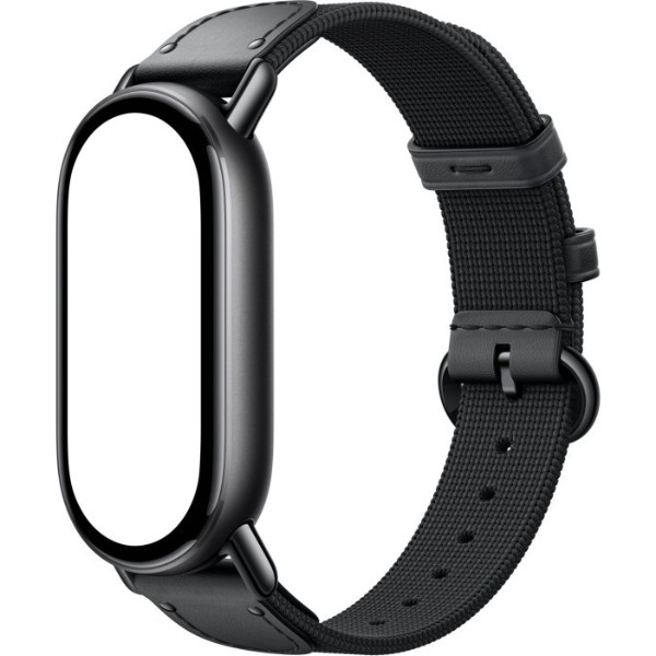 Фото - Ремешок для фитнес-браслета Xiaomi  for Band 10 Silk Knitted Strap Ebony Black (BHR07Y9GL)