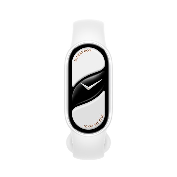 Фото - Фітнес-браслет Xiaomi Smart Band 10 Ceramic Edition Pearl White