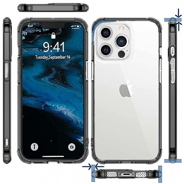 Фото - Чохол для смартфону BeCover Anti-Shock for Apple iPhone 13 Pro Grey (707348)