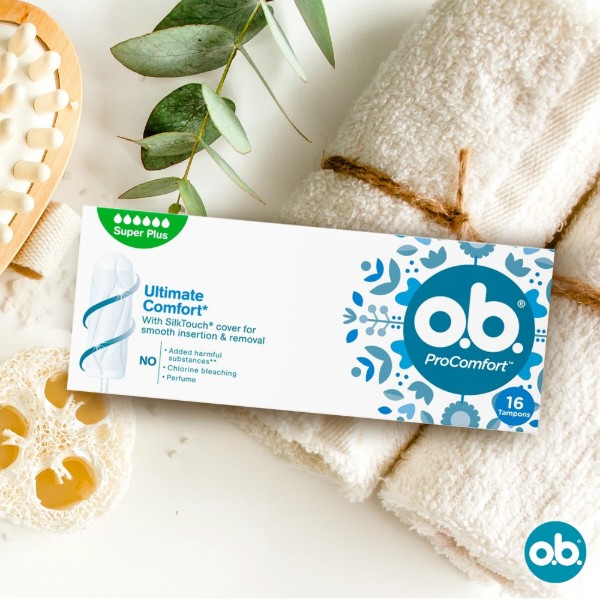 Фото - Тампоны гигиенические o.b. ProComfort Super Plus 16 шт. (3574661857640)