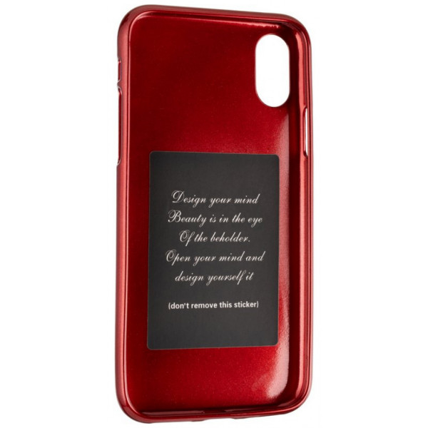 Фото - Чехол для смартфона Gelius Remax Glossy Shine Case for iPhone X/XS Bordo (71824)