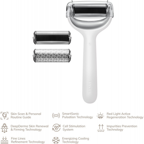 Фото - Масажер для обличчя GESKE MicroNeedle Face & Body Roller 8 в 1 (GK000043WH01)