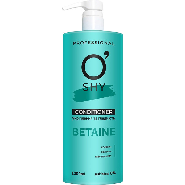 Фото - Бальзам для волосся O'Shy Кондиціонер Betaine. Укріплення та гладкість (Professional) 1л (4820263234945)