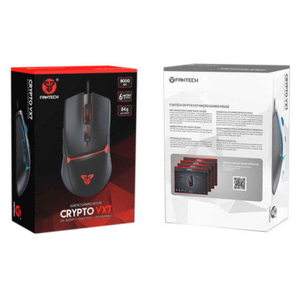 Фото - Миша дротова ігрова Fantech CRYPTO VX7 Black