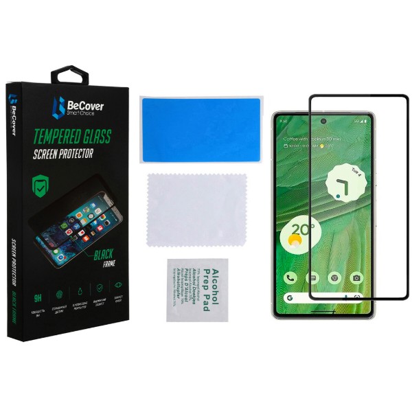 Фото - Захисне скло для смартфону BeCover for Google Pixel 7 Black (708571)