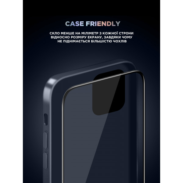 Фото - Захисне скло для смартфону Armorstandart Supreme Black Icon 3D for Apple iPhone 16 Pro Black (ARM78037)