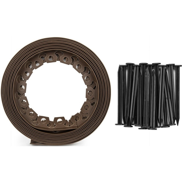 Фото - Стрічка газонна BRADAS Easy Border 4x1000 см Коричневий (OBEBR4010SET)