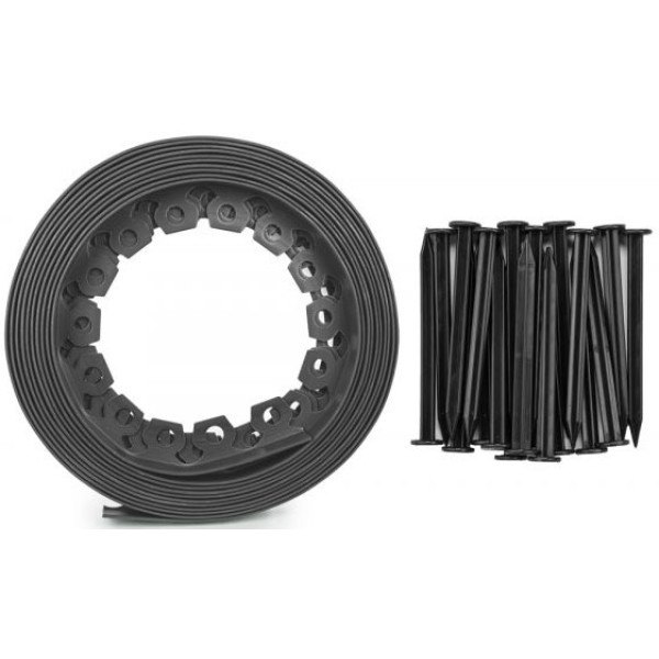 Фото - Лента газонная BRADAS Easy Border 4x1000 см Графит (OBEGY4010SET)