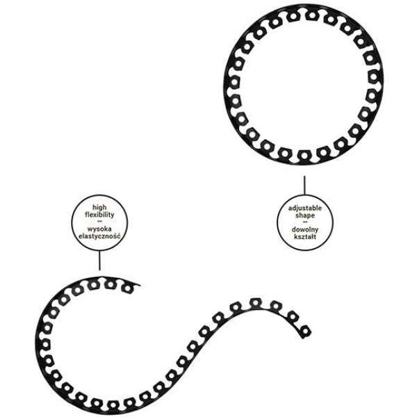 Фото - Лента газонная BRADAS Easy Border 4x1000 см Графит (OBEGY4010SET)