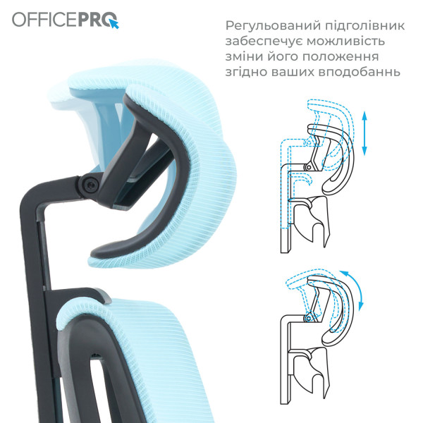 Фото - Кресло офисное OfficePro Harmony (OC310-B-BL-BL) Black/Blue