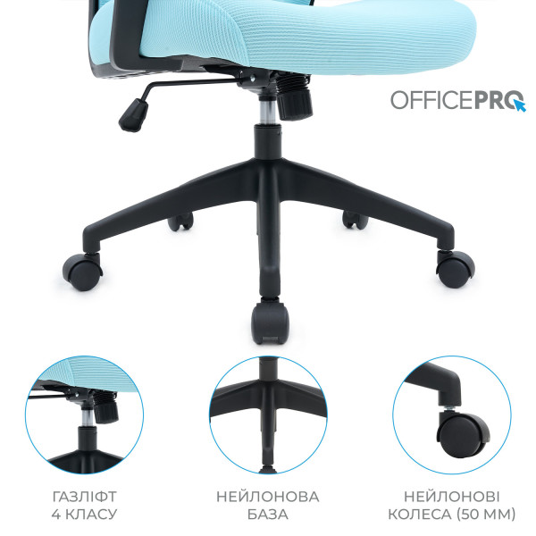 Фото - Кресло офисное OfficePro Harmony (OC310-B-BL-BL) Black/Blue