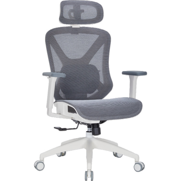 Фото - Крісло офісне OfficePro Atlas (OC630-W-DG-DG) White/Dark Gray