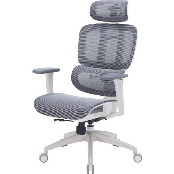 Фото - Кресло офисное OfficePro Skyline (OC680-W-DG-DG) White/Dark Gray