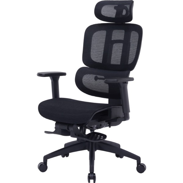 Фото - Кресло офисное OfficePro Skyline Footrest (OC750-B-B-B) Black
