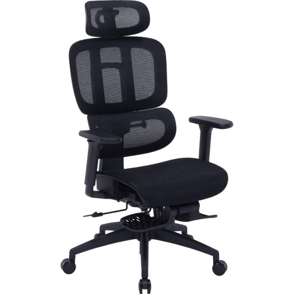 Фото - Кресло офисное OfficePro Skyline Footrest (OC750-B-B-B) Black