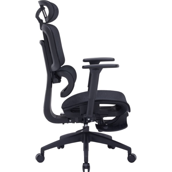 Фото - Кресло офисное OfficePro Skyline Footrest (OC750-B-B-B) Black