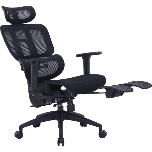 Фото - Кресло офисное OfficePro Skyline Footrest (OC750-B-B-B) Black