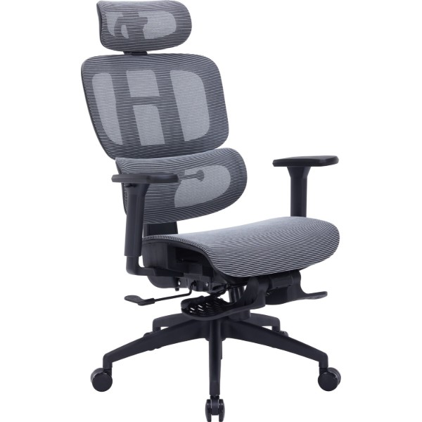 Фото - Кресло офисное OfficePro Skyline Footrest (OC750-B-DG-DG) Black/Dark Gray