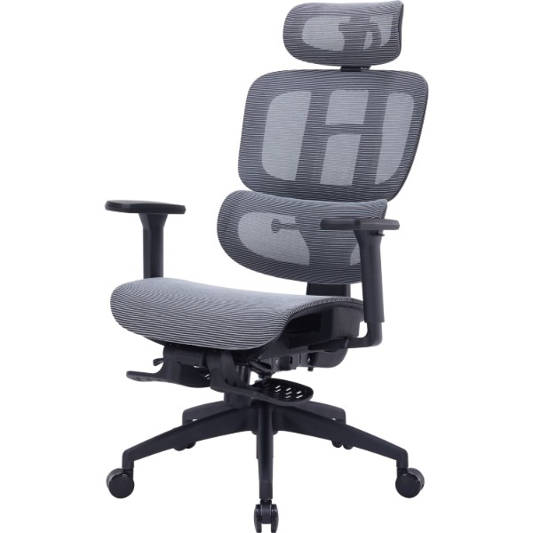 Фото - Кресло офисное OfficePro Skyline Footrest (OC750-B-DG-DG) Black/Dark Gray