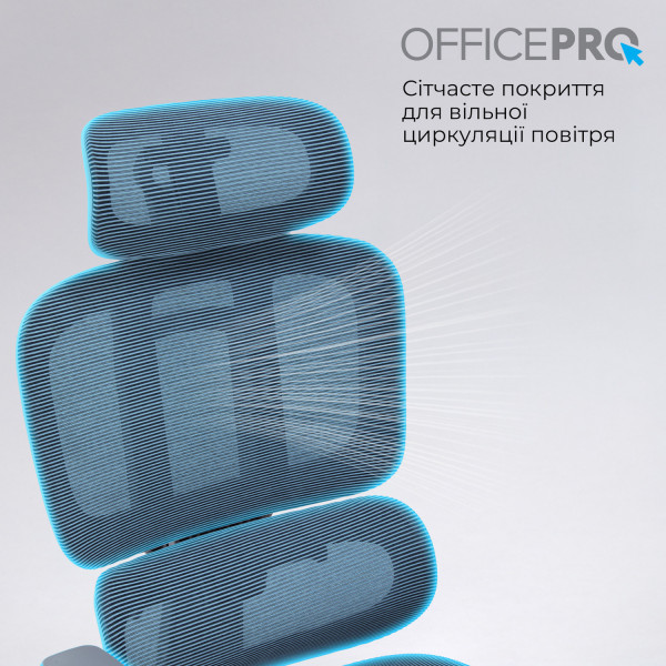 Фото - Крісло офісне OfficePro Skyline Footrest (OC750-G-DG-DG) Gray/Dark Gray