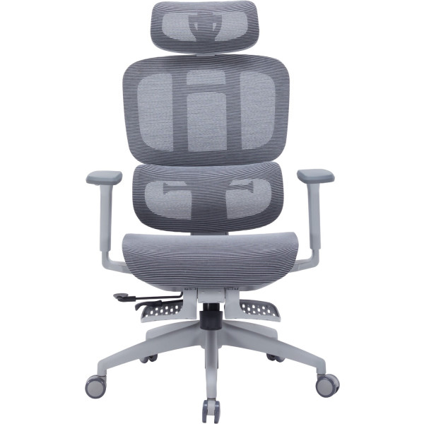 Фото - Крісло офісне OfficePro Skyline Footrest (OC750-G-DG-DG) Gray/Dark Gray