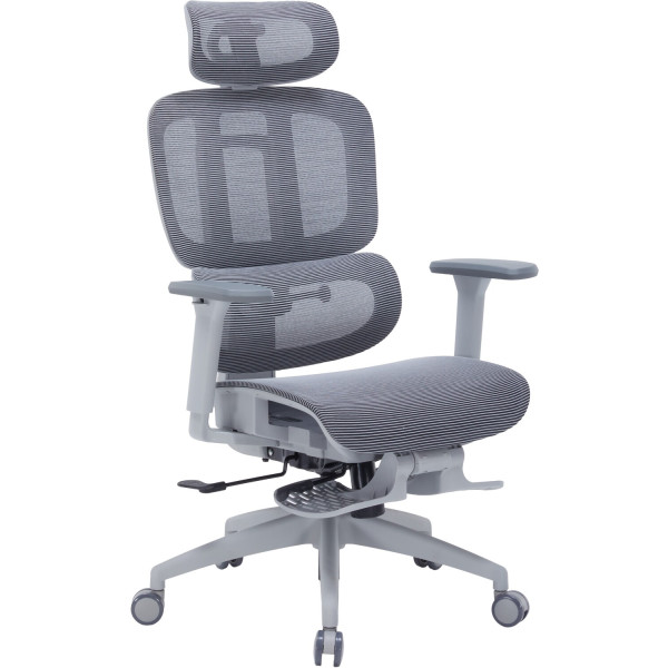 Фото - Крісло офісне OfficePro Skyline Footrest (OC750-G-DG-DG) Gray/Dark Gray