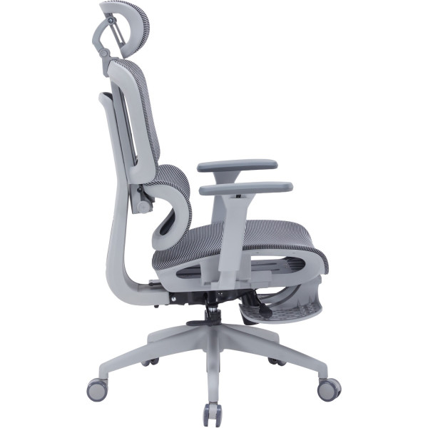 Фото - Крісло офісне OfficePro Skyline Footrest (OC750-G-DG-DG) Gray/Dark Gray
