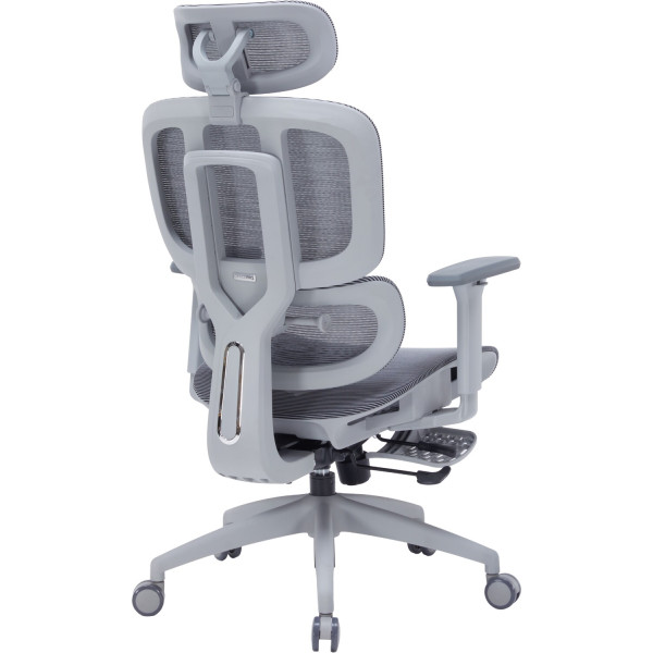 Фото - Крісло офісне OfficePro Skyline Footrest (OC750-G-DG-DG) Gray/Dark Gray