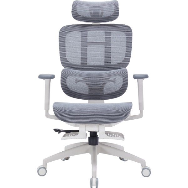 Фото - Кресло офисное OfficePro Skyline Footrest (OC750-W-DG-DG) White/Dark Gray