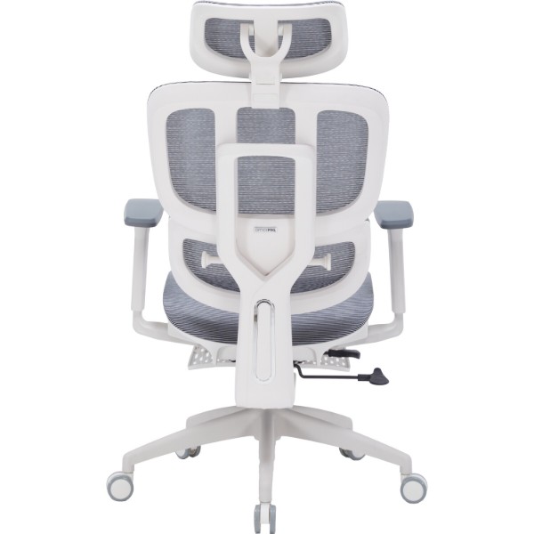 Фото - Кресло офисное OfficePro Skyline Footrest (OC750-W-DG-DG) White/Dark Gray