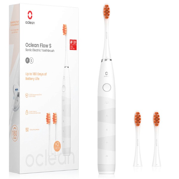 Фото - Зубна щітка електрична Oclean Flow S Sonic Electric Toothbrush White (6970810552959)
