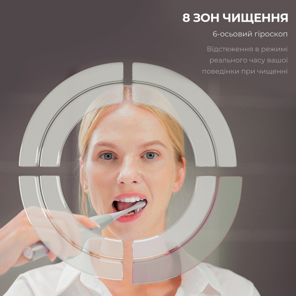 Фото - Зубна щітка електрична Oclean X Pro Digital Electric Toothbrush Purple (6970810553475)