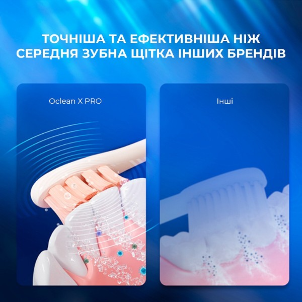Фото - Зубна щітка електрична Oclean X Pro Sakura Pink (OLED) (Global)