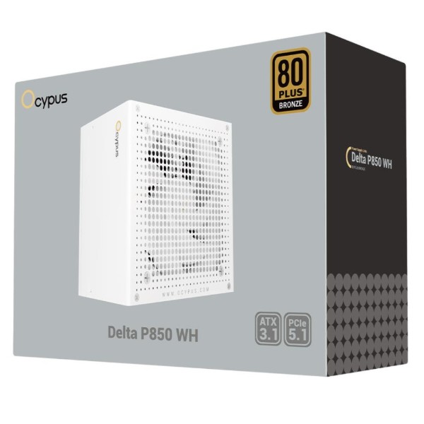Фото - Блок питания для ПК OCYPUS ATX 850W DELTA P850 (DELTA-P850-B1FDWH025X-EU)