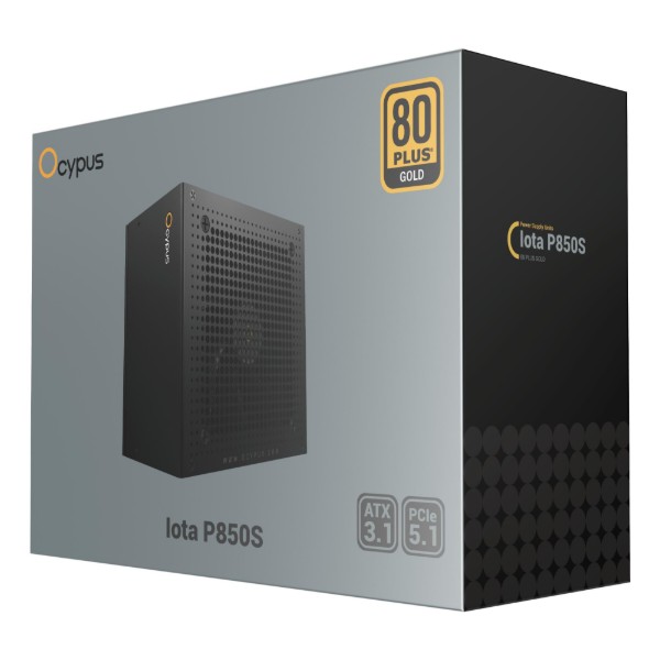 Фото - Блок живлення для ПК OCYPUS ATX 850W IOTA P850S (IOTA-P850S-GFFBK025X-EU)