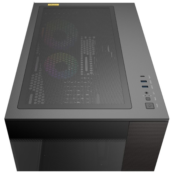 Фото - Корпус OCYPUS ATX W/O PSU DELTA C74 ARGB (DELTA-C74-BKD200XX-GL)