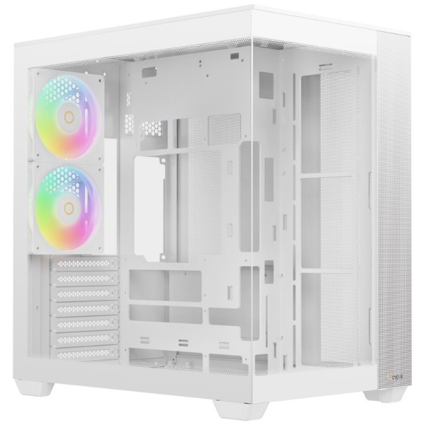 Фото - Корпус OCYPUS ATX W/O PSU DELTA C74 ARGB (DELTA-C74-WHD200XX-GL)