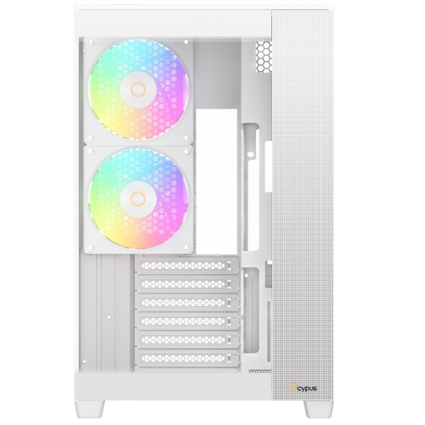 Фото - Корпус OCYPUS ATX W/O PSU DELTA C74 ARGB (DELTA-C74-WHD200XX-GL)