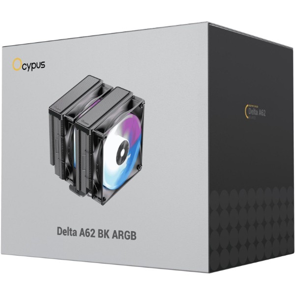 Фото - Процесорний кулер OCYPUS DELTA A62 ARGB (DELTA-A62-BK2NAWN00X-GL)