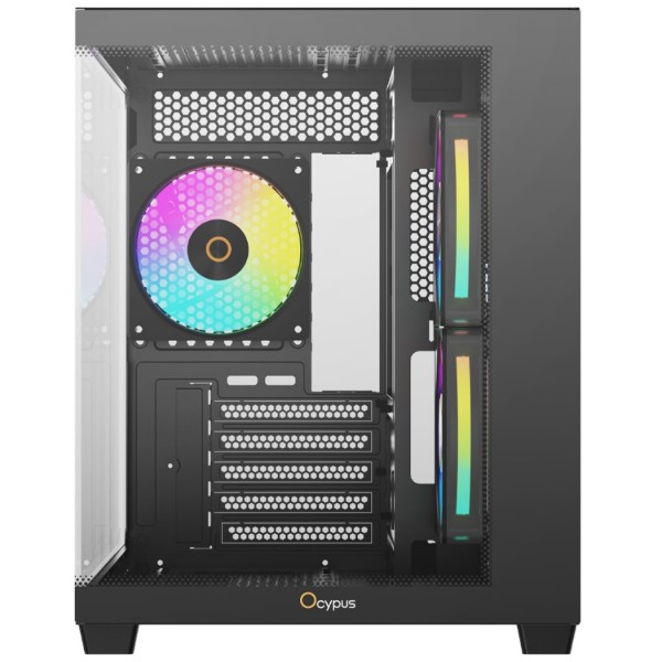 Фото - Корпус OCYPUS MATX W/O PSU GAMMA C54 ARGB (GAMMA-C54-BKD300XX-GL)