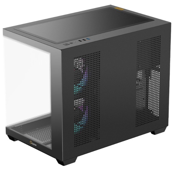 Фото - Корпус OCYPUS MATX W/O PSU GAMMA C54 ARGB (GAMMA-C54-BKD300XX-GL)