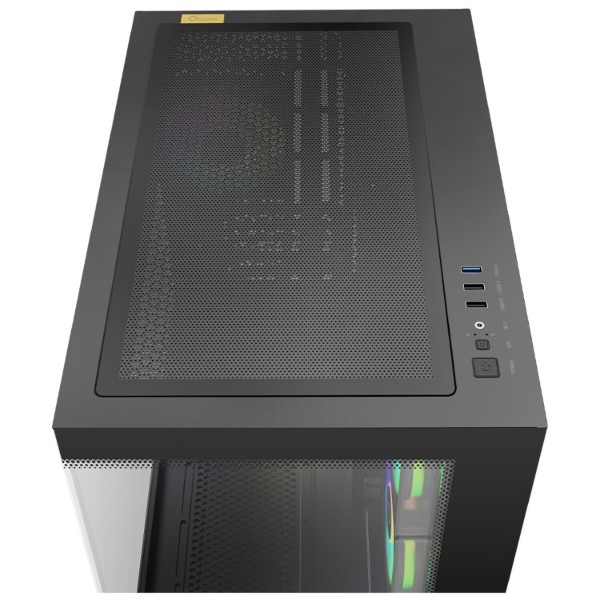 Фото - Корпус OCYPUS MATX W/O PSU GAMMA C54 ARGB (GAMMA-C54-BKD300XX-GL)