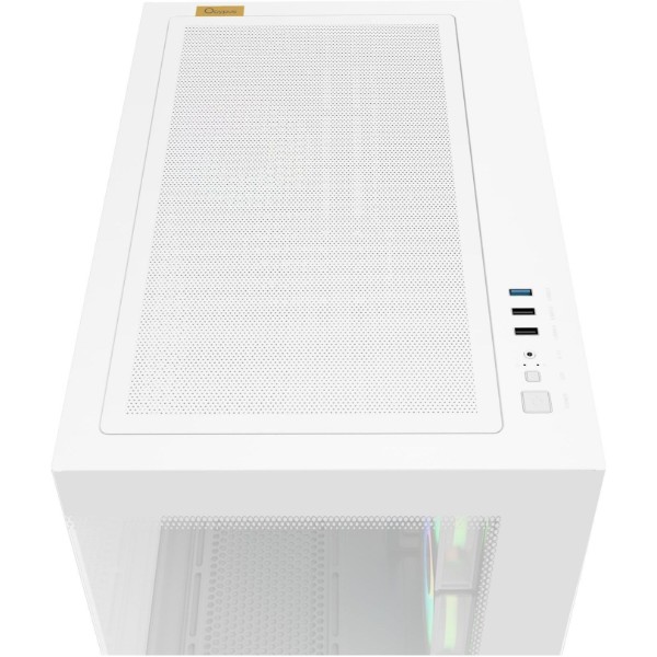 Фото - Корпус OCYPUS MATX W/O PSU GAMMA C54 ARGB (GAMMA-C54-WHD300XX-GL)